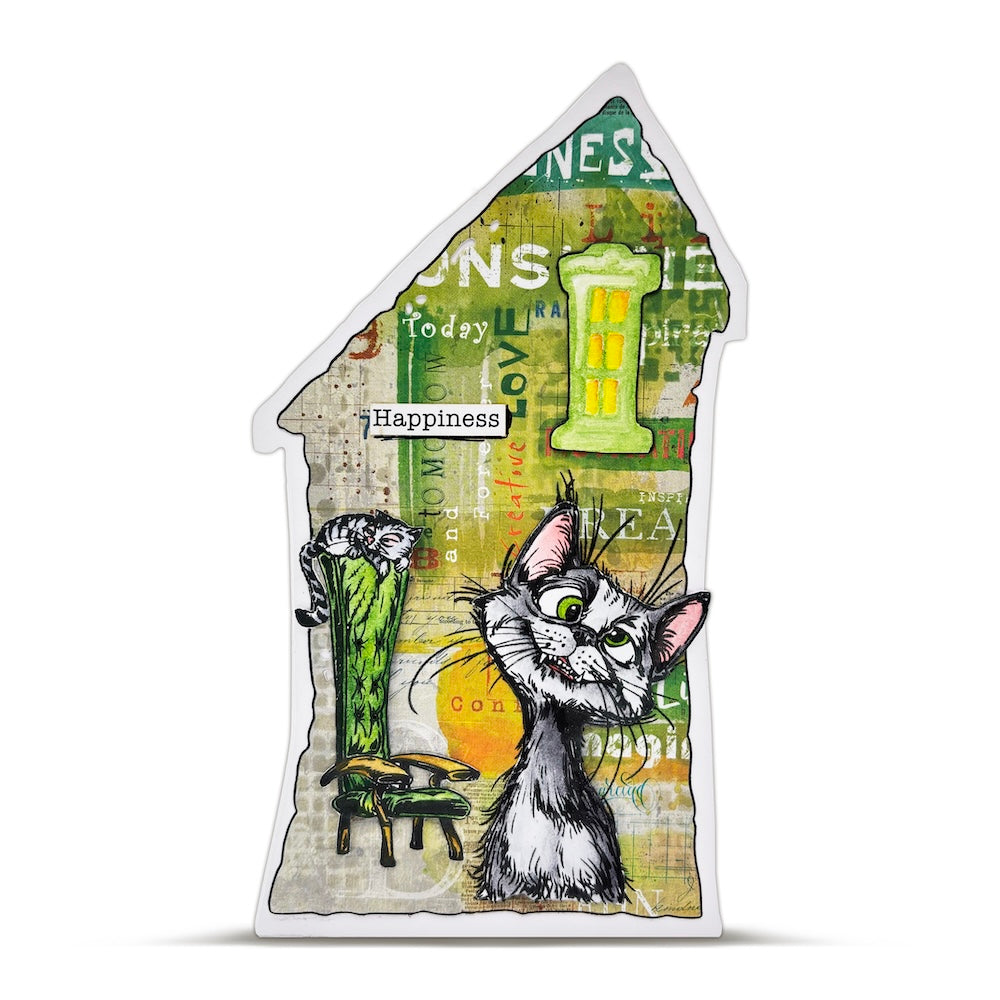 AALL & Create Topsy-Turvy Home Dies di-099 cat
