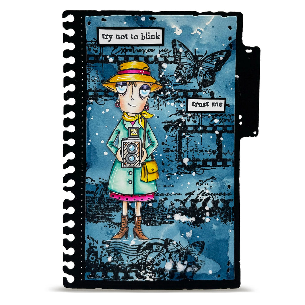 AALL & Create Torn Prints A6 Clear Stamp Set 1336 trust me