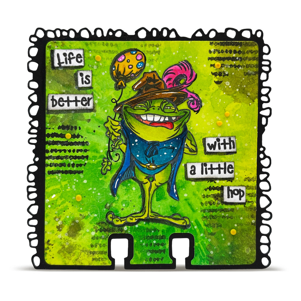 AALL & Create Totally Un-frog-gettable A6 Clear Stamp Set 1406 frog