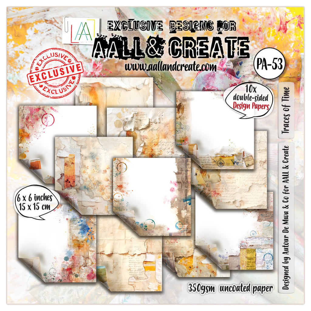 AALL & Create Traces of Time 6x6 Design Paper pa-53