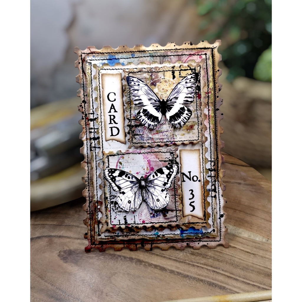 AALL & Create Traces of Time 6x6 Design Paper pa-53 butterfly card