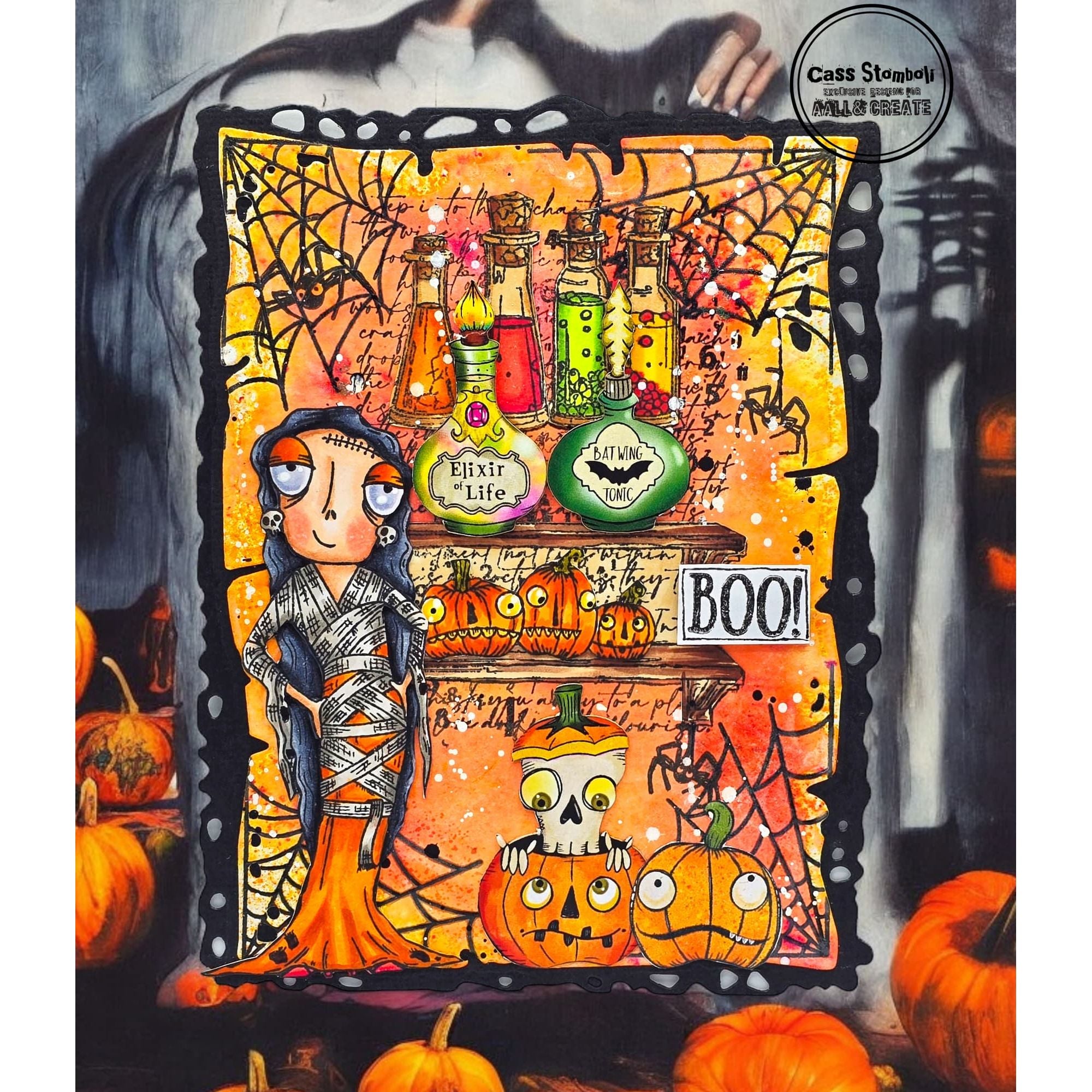 AALL & Create Tricksters Elixirs A6 Ephemera Die-Cuts 64