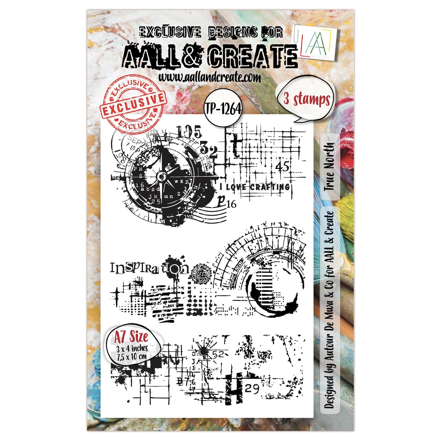 AALL & Create True North A7 Clear Stamps 1264
