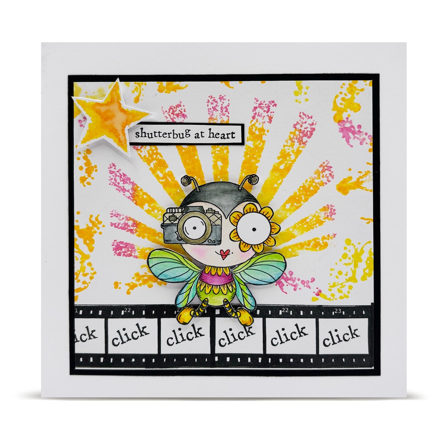 AALL & Create Twilight Sky A6 Clear Stamp Set 1340 let's take a picture