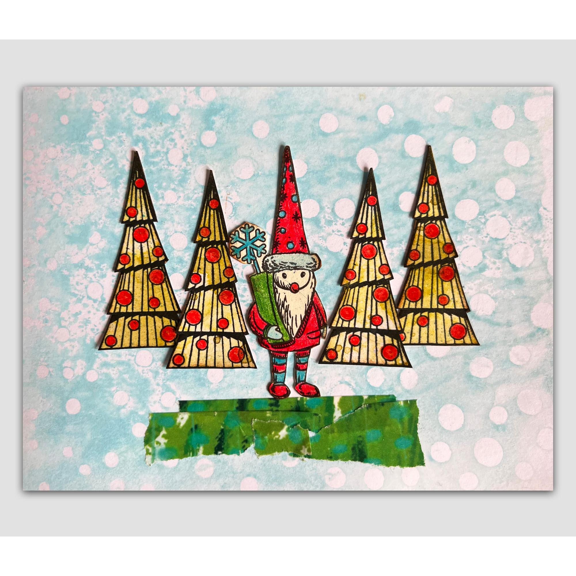 AALL & Create Twinkling Pines A7 Clear Stamp Set 1217