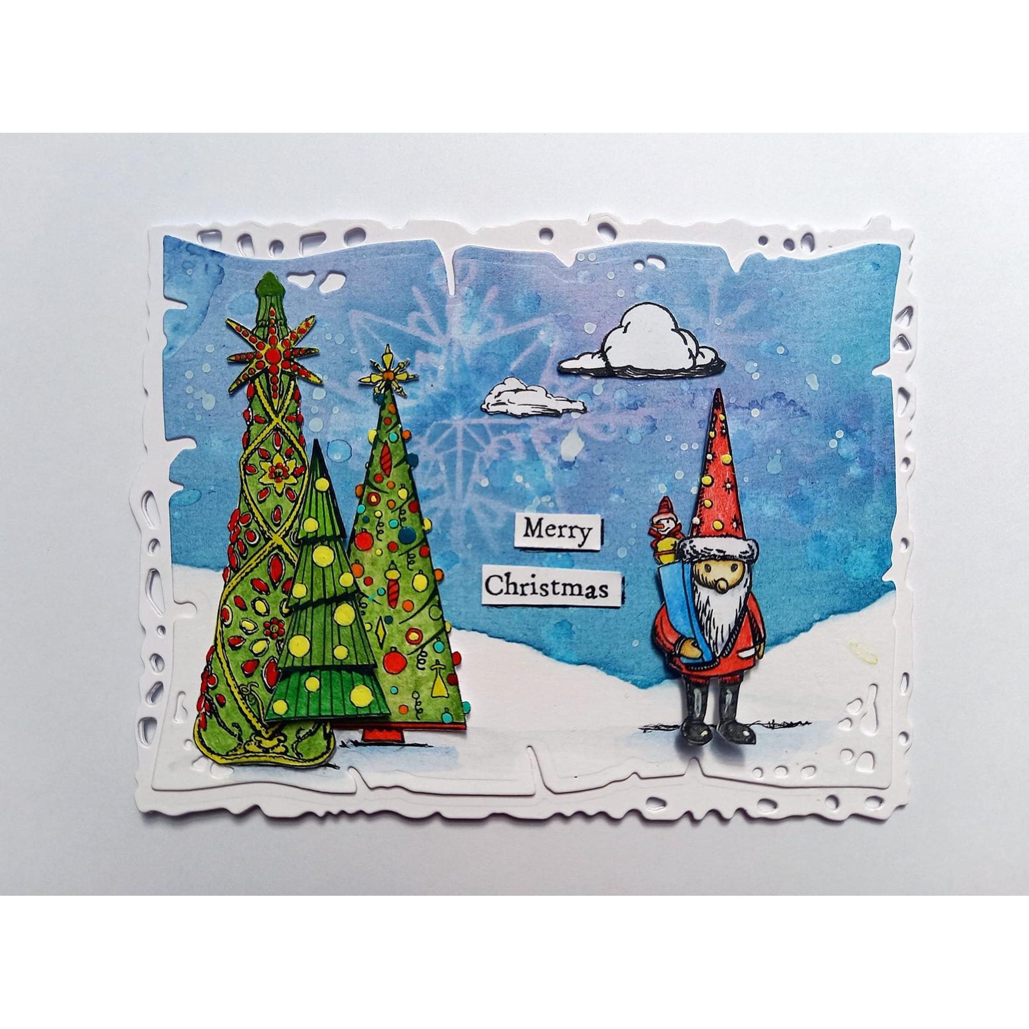 AALL & Create Twinkling Pines A7 Clear Stamp Set 1217