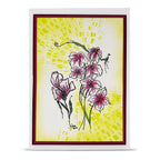 AALL & Create Vector Spin 6x6 Stencil pc-260 flowers