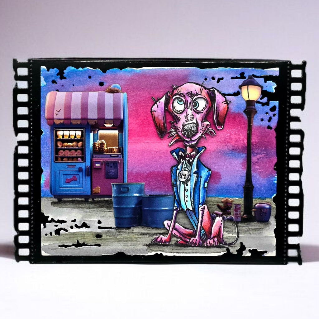 AALL & Create Wacky Woof Tales A6 Clear Stamps 1270 dog