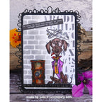AALL & Create Wacky Woof Tales A6 Clear Stamps 1270 trash can | color-code:ALT02