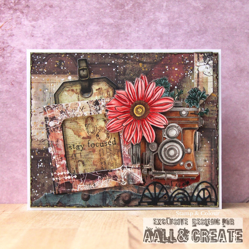 AALL & Create Wanderlust Whispers A5 Design Paper 12 stay focused 