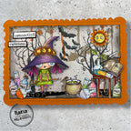 AALL & Create Wee Witch A7 Clear Stamps 1297 cuteness