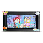 AALL & Create Whiff n Wings A7 Clear Stamp Set 1417 little girls in costumes graveyard bugs spooky wishes card