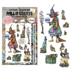 AALL & Create Wicked Chores A6 Clear Stamp Set 1505