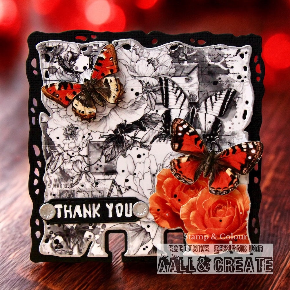 AALL & Create Wild Archive Layer It Up Washi Tape 148 buttefly