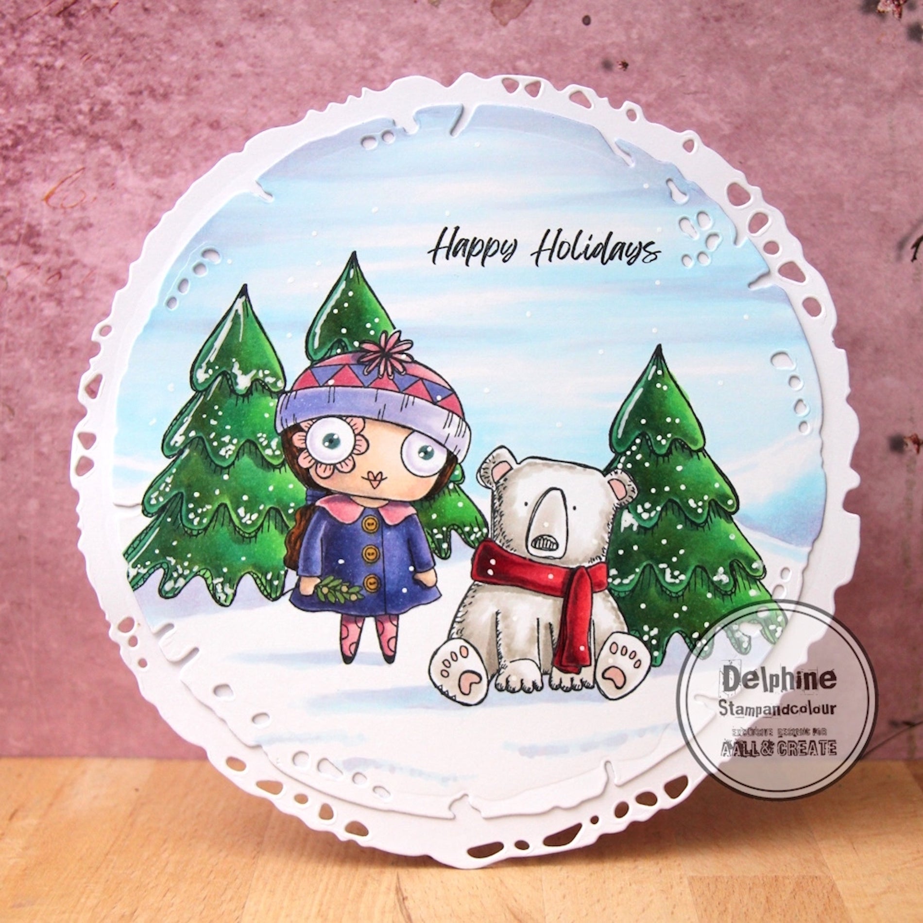 AALL & Create Winter Is Magic A7 Clear Stamp Set 1191