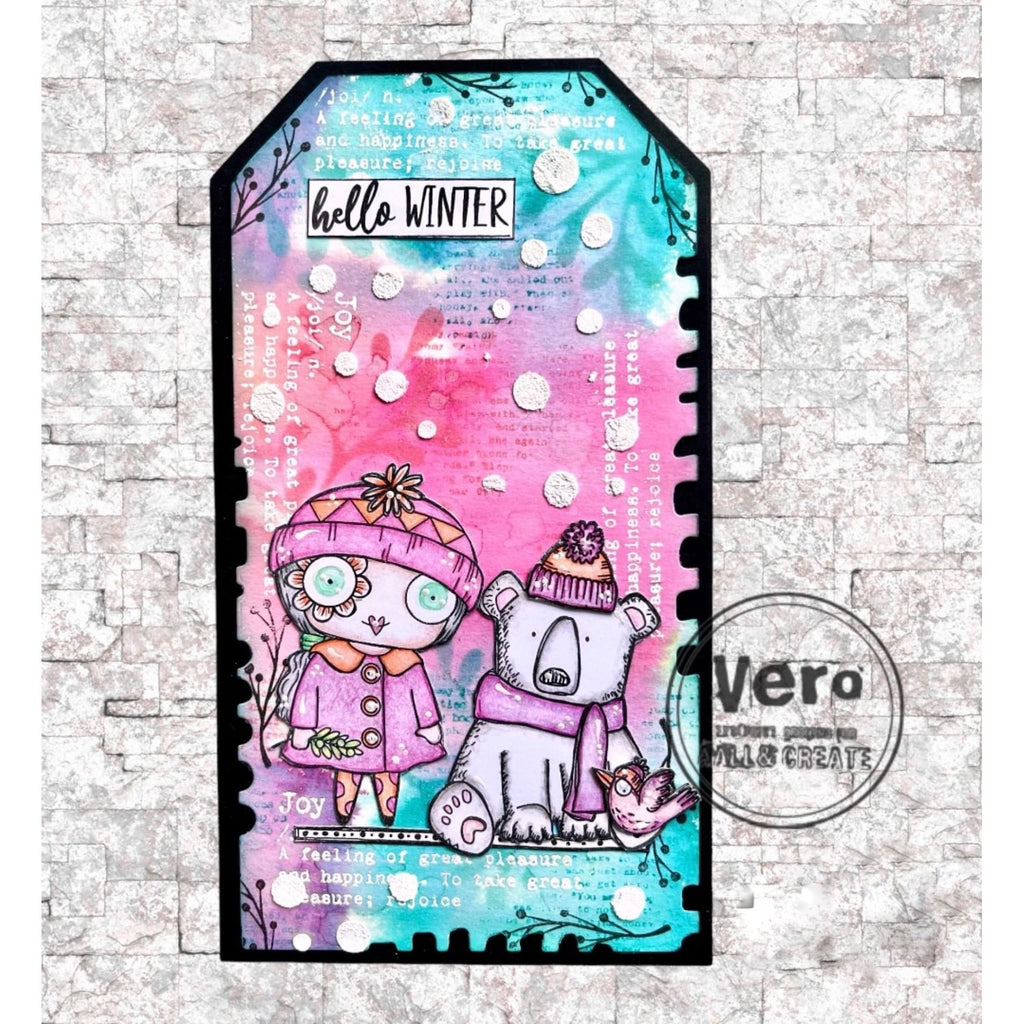 AALL & Create Winter Is Magic A7 Clear Stamp Set 1191