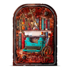 AALL & Create Wordsmithery Layer it up Washi Tape mt-159 books and typewriter art card