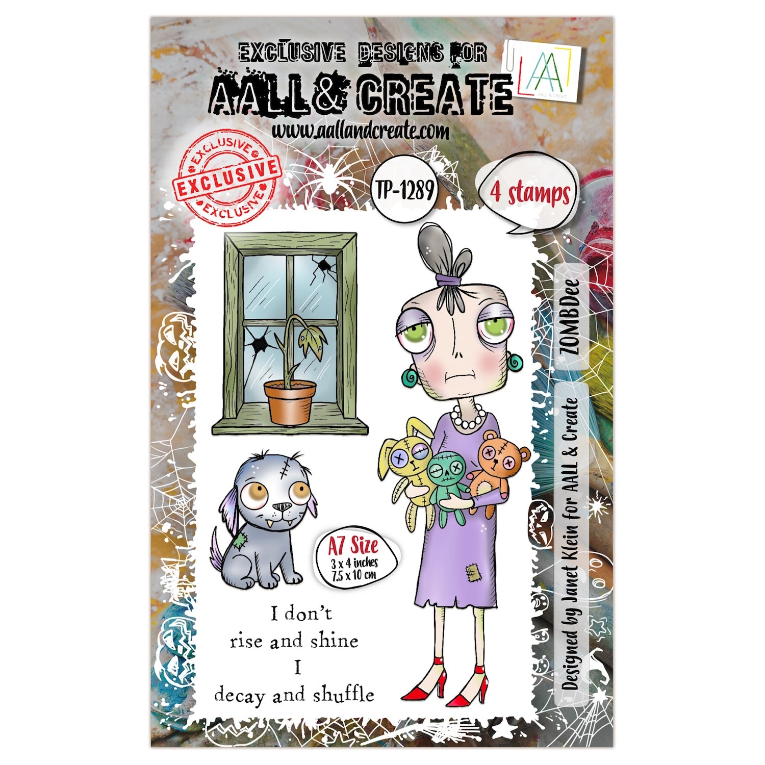 AALL & Create ZOMBDee A7 Clear Stamps 1289
