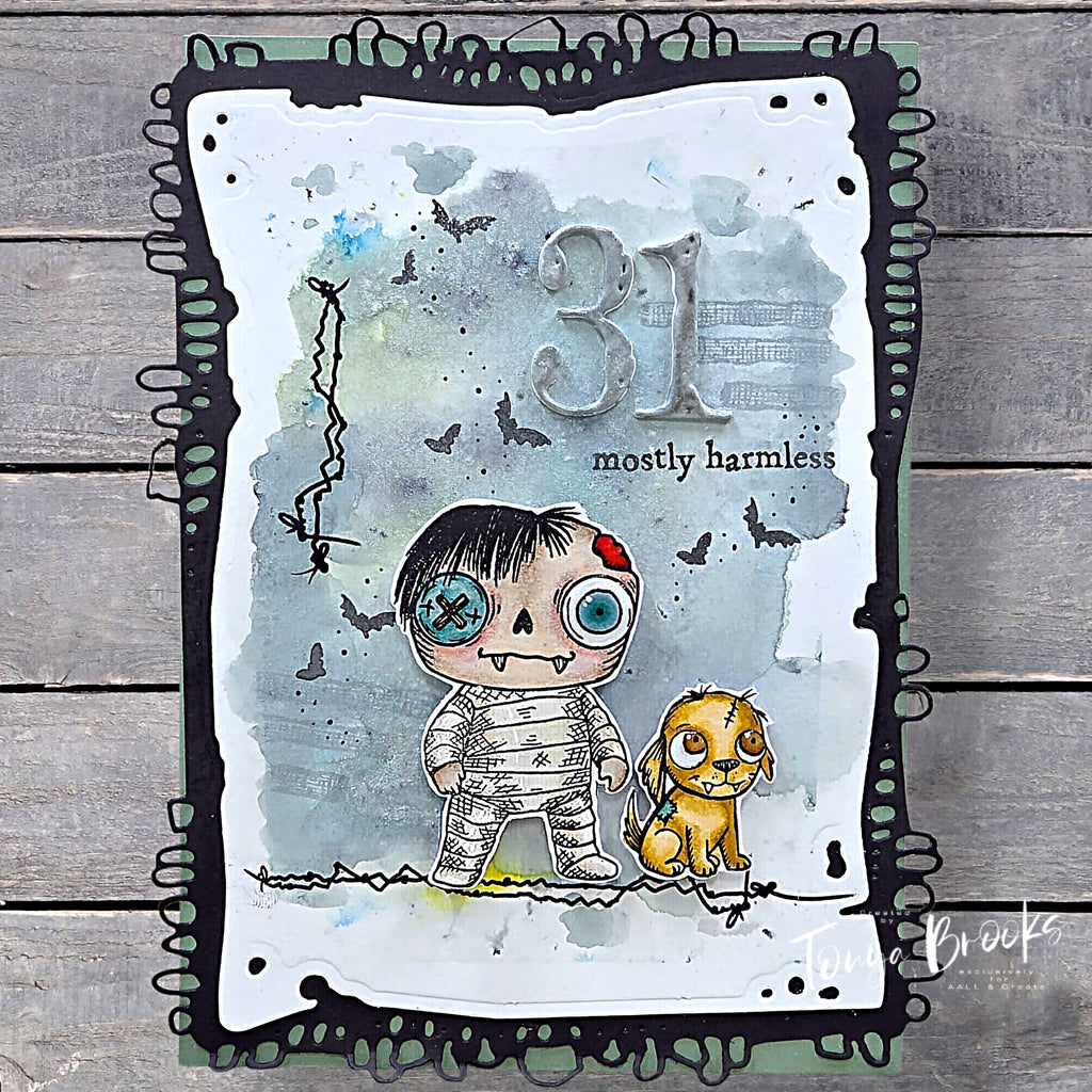 AALL & Create ZOMBDee A7 Clear Stamps 1289 dog
