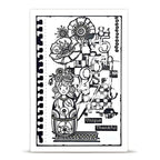 AALL & Create ZOUKI Poppie A7 Clear Stamp Set 1480 unique thankful numbers card