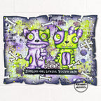 AALL & Create Zombie Night A7 Clear Stamp Set 1202