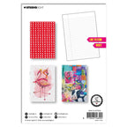 Studio Light Line Pattern Notebook Set of 3 abm-si-note02 package back