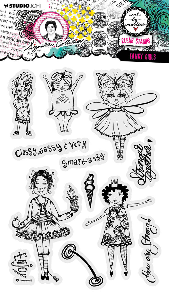 Studio Light Fancy Girls Clear Stamps abm-si-stamp638
