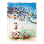 Studio Light You've Got Mail Clear Stamps abm-si-stamp472 sitting under a tree journal page