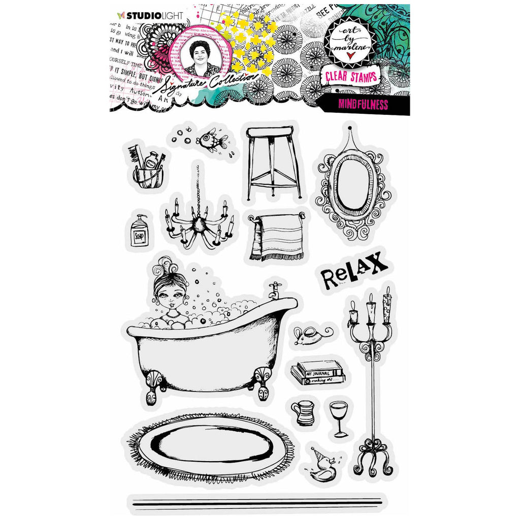 Studio Light Mindfulness Clear Stamps abm-si-stamp473