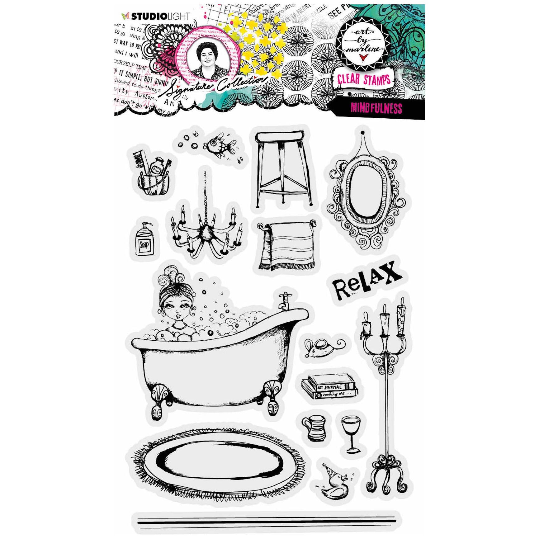 Studio Light Mindfulness Clear Stamps abm-si-stamp473