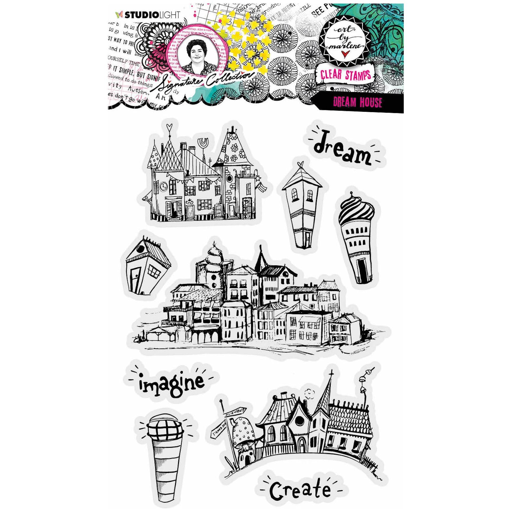 Studio Light Dream House Clear Stamps abm-si-stamp474