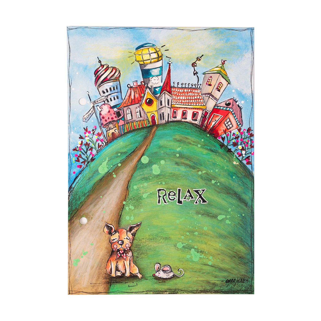 Studio Light Dream House Clear Stamps abm-si-stamp474 relax card