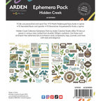 Arden Creative Studio Hidden Creek Ephemera Pack acsep0001 package