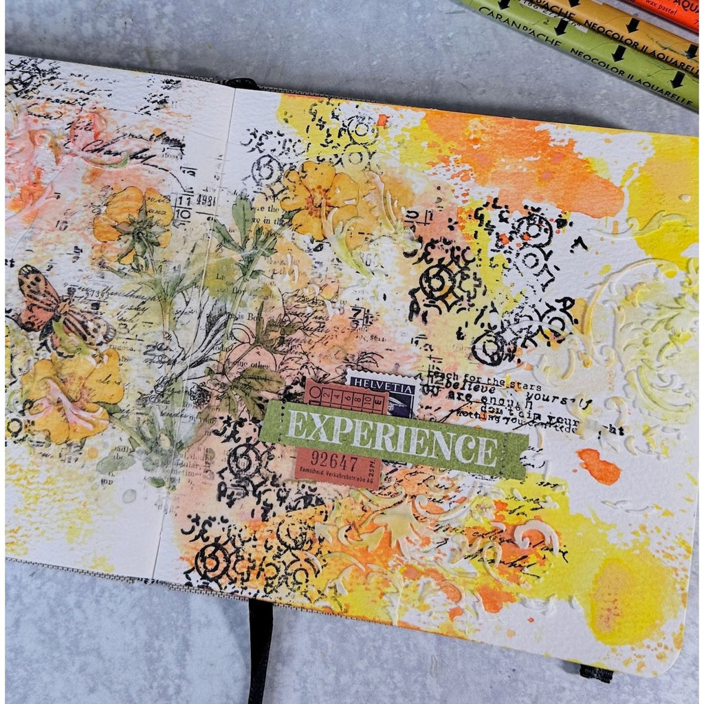 Arden Creative Studio Fancy Flourish Stencil acsst0003 experience