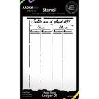 Arden Creative Studio Ledger 01 Stencil acsst0006