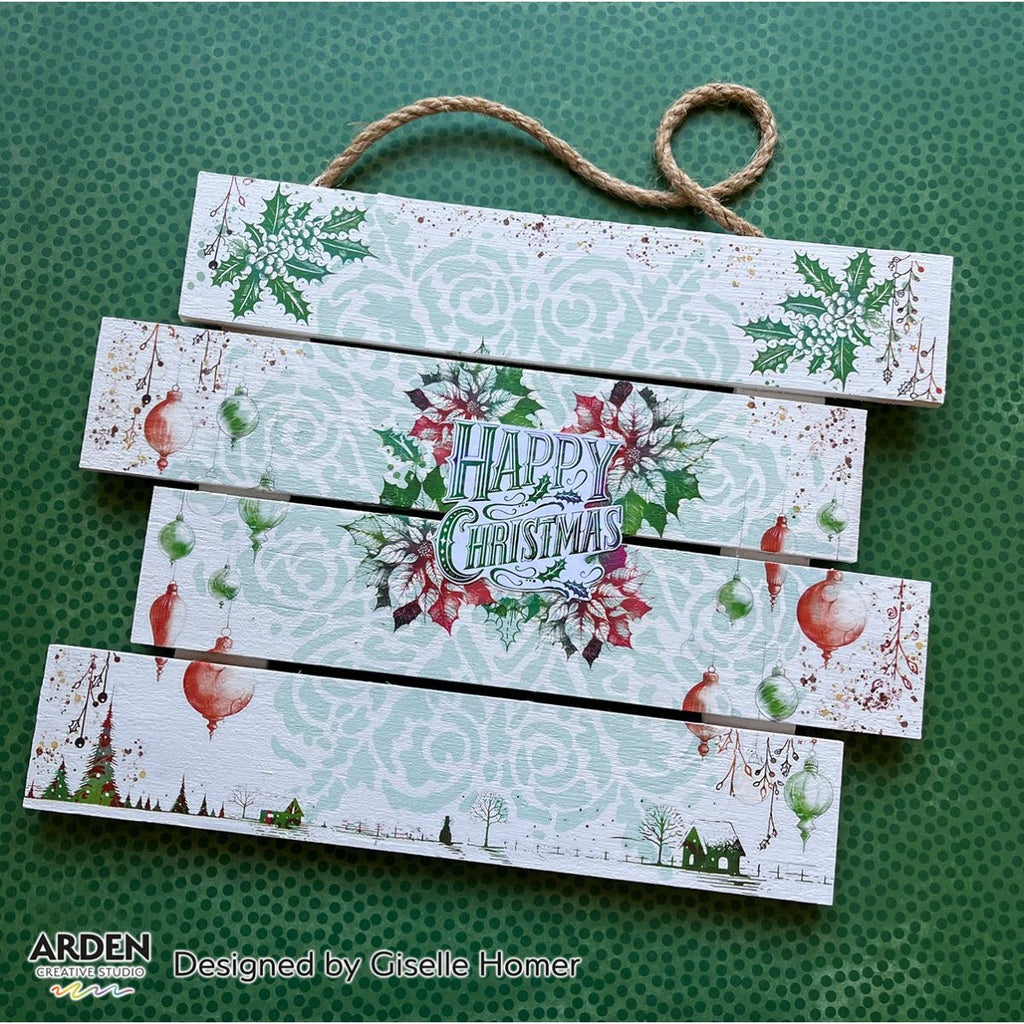 Arden Creative Studio Frosted Flake Stencil acsst0007