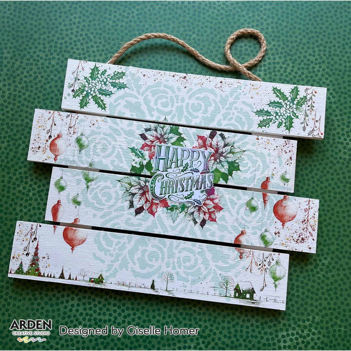Arden Creative Studio Frosted Flake Stencil acsst0007