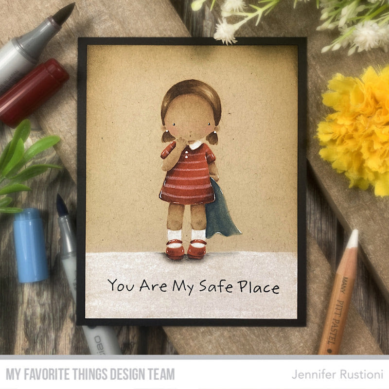 My Favorite Things Safe Place Clear Stamps and Die You Are | color-code:alt1