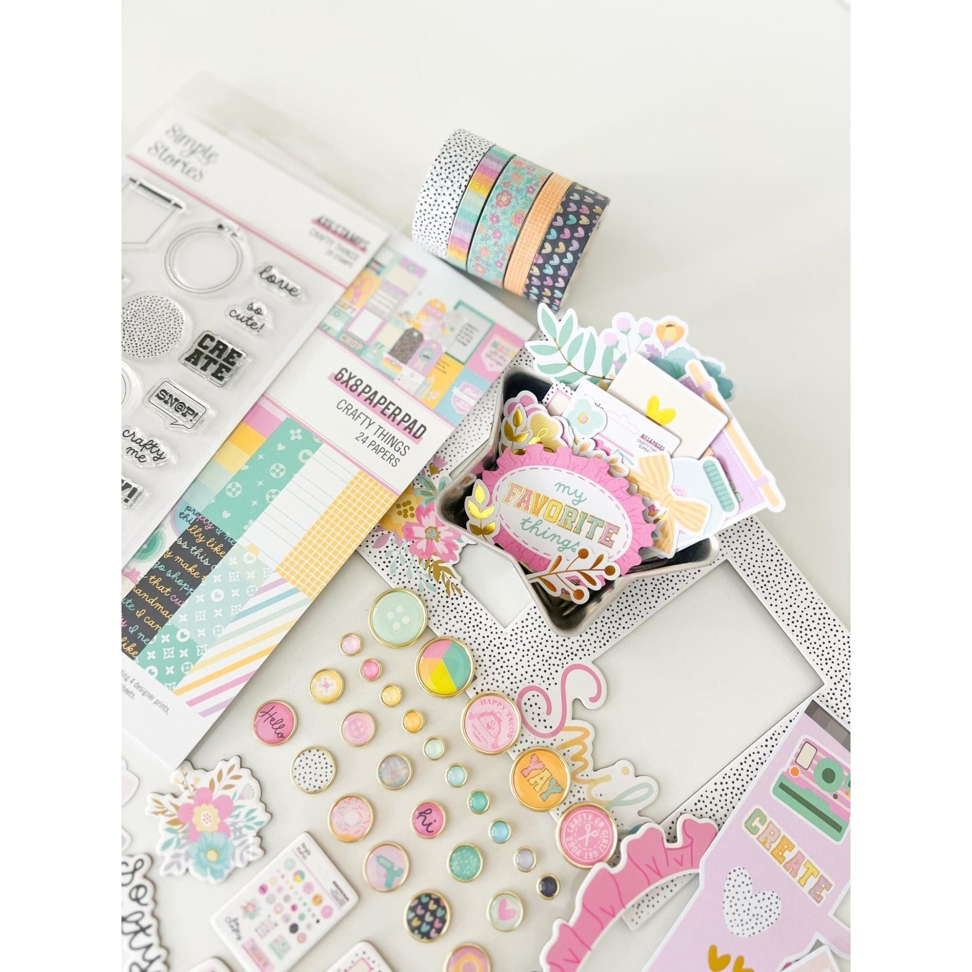 Simple Stories Crafty Things Washi Tape 22530 Detailed Product View