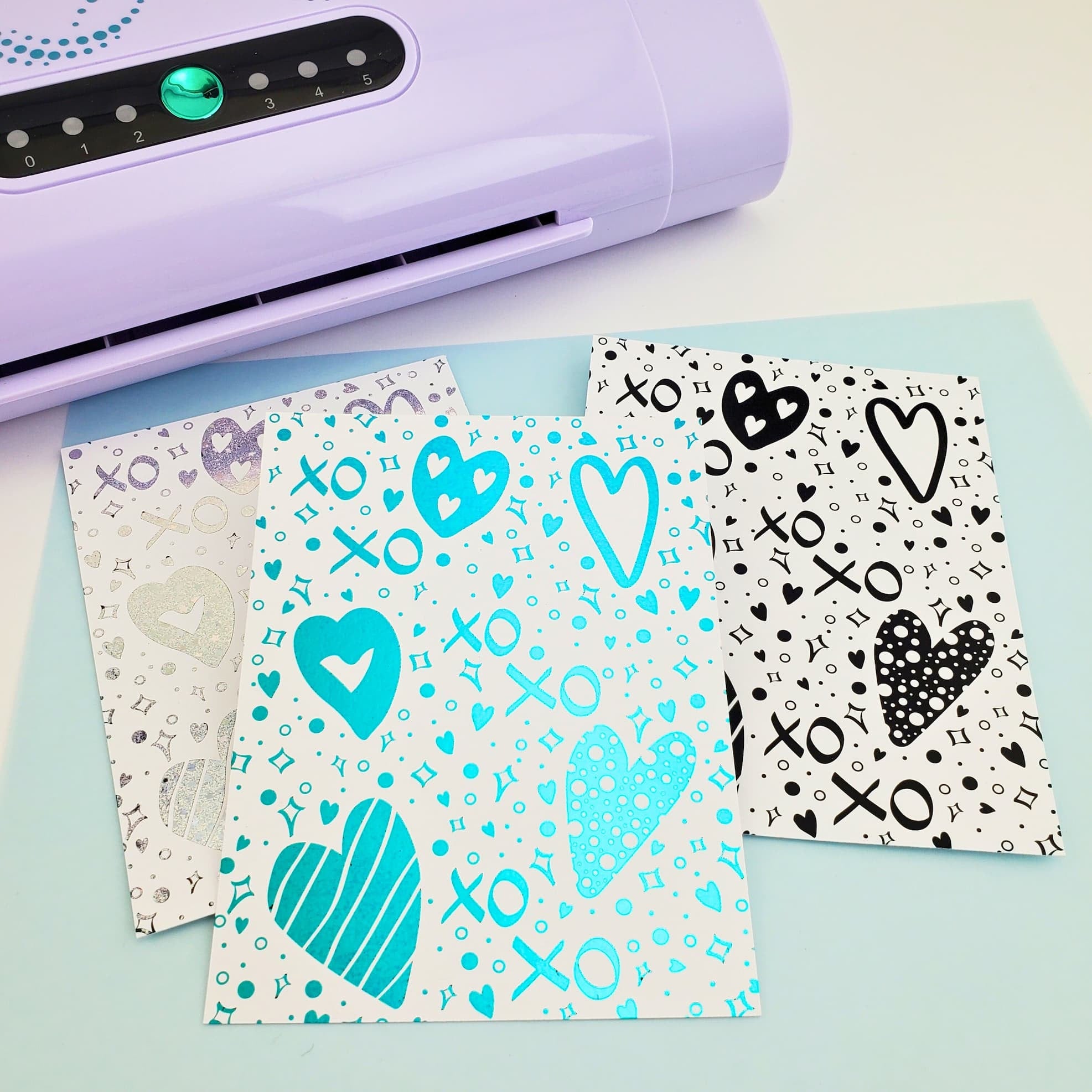 Therm O Web Heart to Heart Deco Foil Toner Card Fronts 5729
