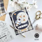 PhotoPlay To The Moon And Back Clear Stamps tmb4403 Shine Like The Stars Card