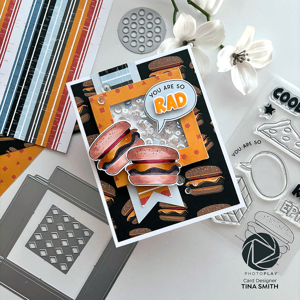 PhotoPlay Bro's Amazing Clear Stamp Set bro4367 You Are So Rad Card