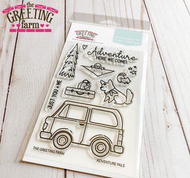 The Greeting Farm Adventure Pals Clear Stamps