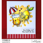 Stamping Bella Spec-Tacular Ice Tea and Lemonade Cling Stamp ag1379 bring out the best