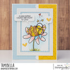 Stamping Bella Buzzy Bee Snoozing Cling Stamp ag1406