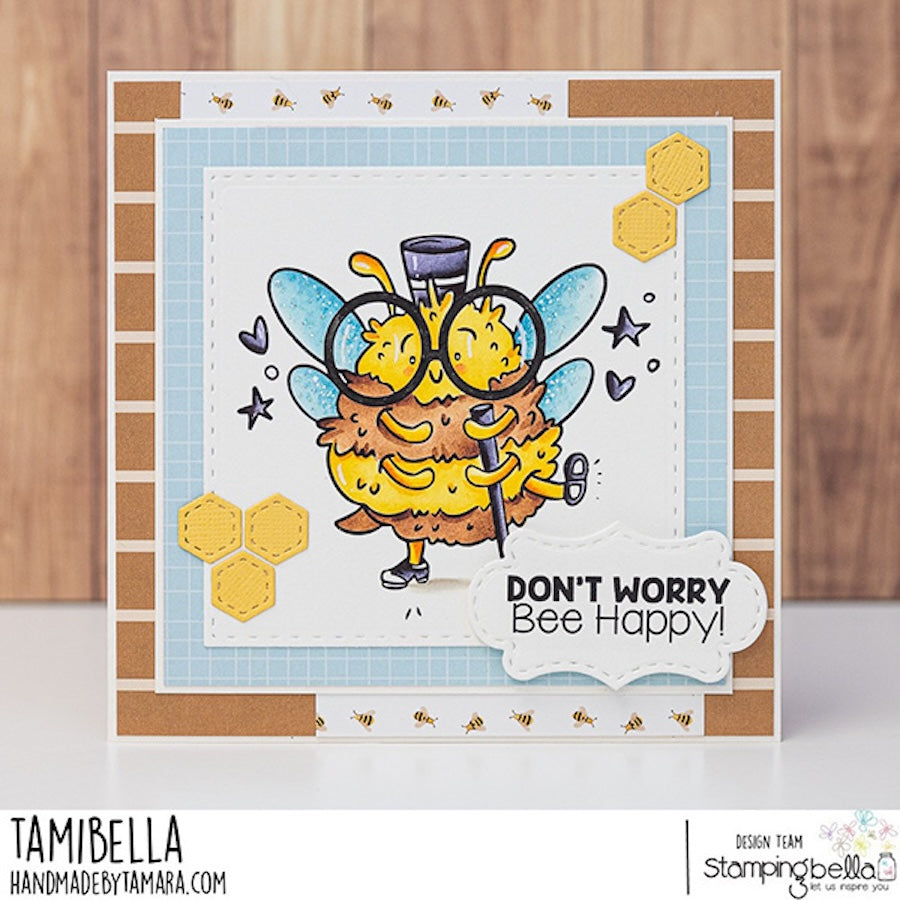 Stamping Bella Buzzy Bee Tap Dancing Cling Stamp ag1407