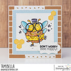 Stamping Bella Buzzy Bee Tap Dancing Cling Stamp ag1407