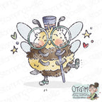 Stamping Bella Buzzy Bee Tap Dancing Cling Stamp ag1407
