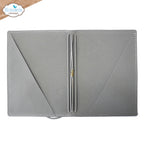 Elizabeth Craft Designs Stonewashed Grey Passport Art Journal aj08 open