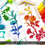 Tim Holtz Embroidery Stamps with Simon Says Stamp Dies Bundle setem24